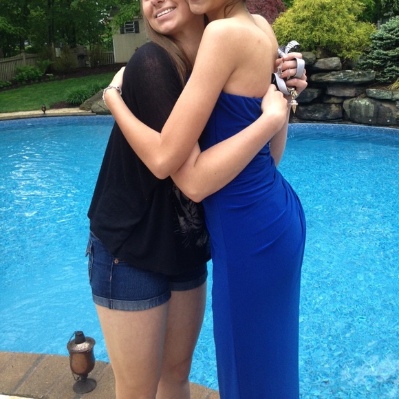 Cache BLUE Prom Dress - Picture 3 of 5